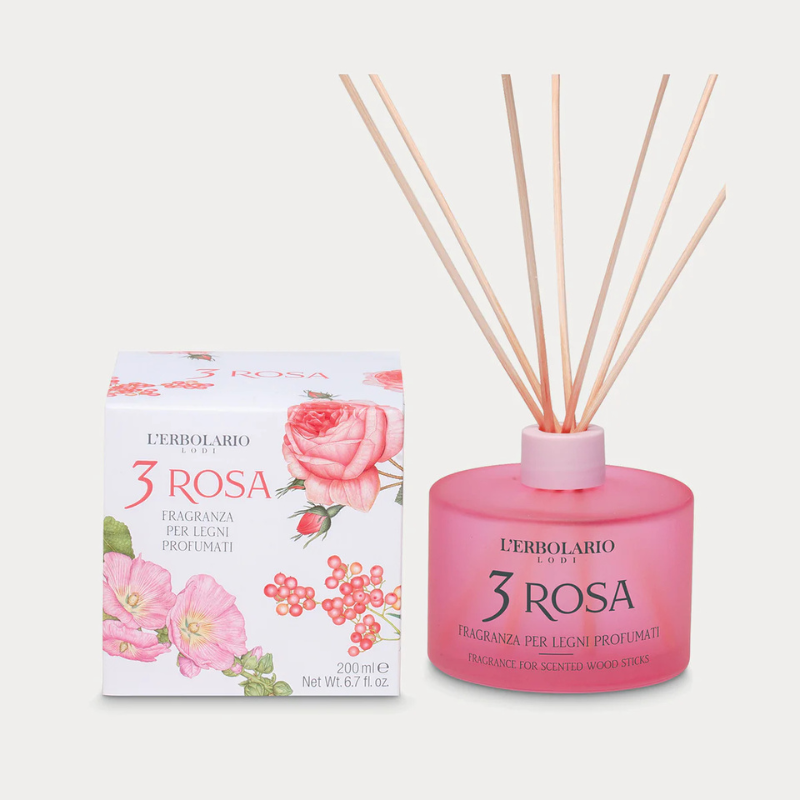 3 Rosa - Fragranza per Legni Profumati