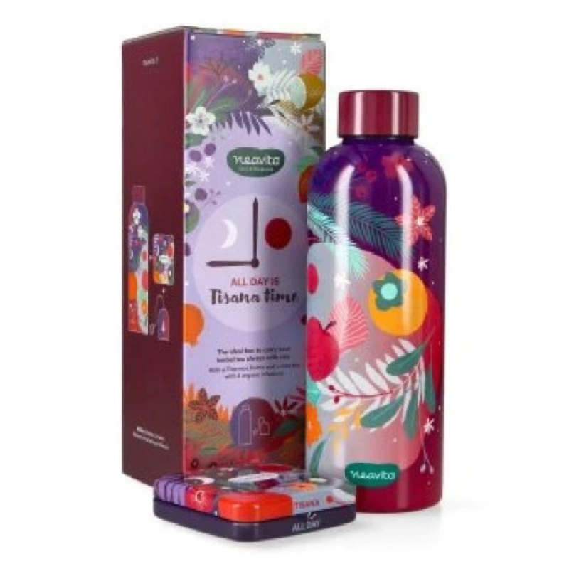 All Day is Tisana Time - Bottiglia Thermos e 4 Filtri BIO