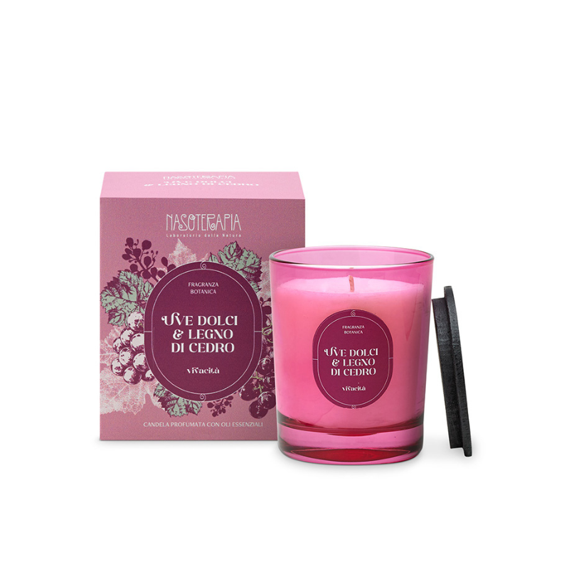 Uve Dolci e Legno di Cedro - Candela