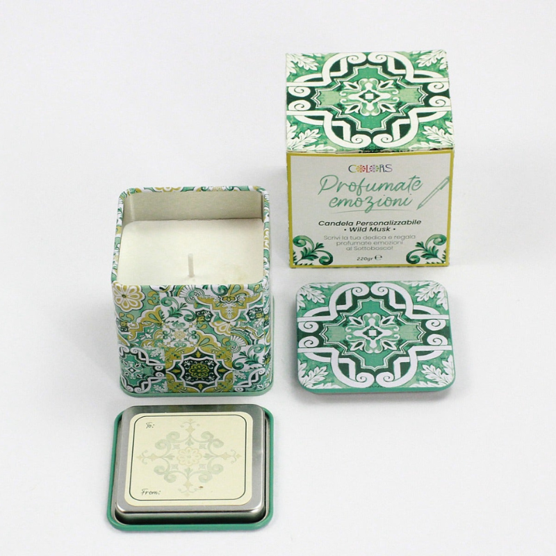 Candela con Messaggio - Wild Musk