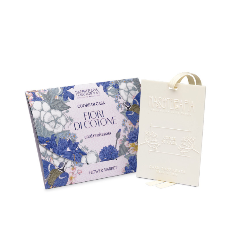 Card Profumata - Fiori di Cotone