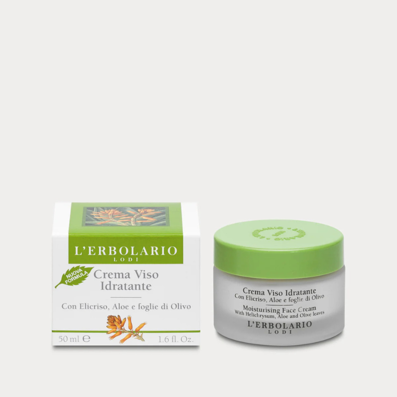 Crema Viso Idratante con Elicriso e Aloe