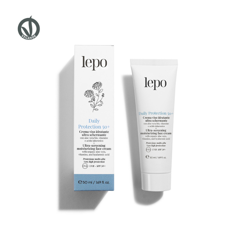 Lepo - Daily Protection 50+ Crema Viso Idratante