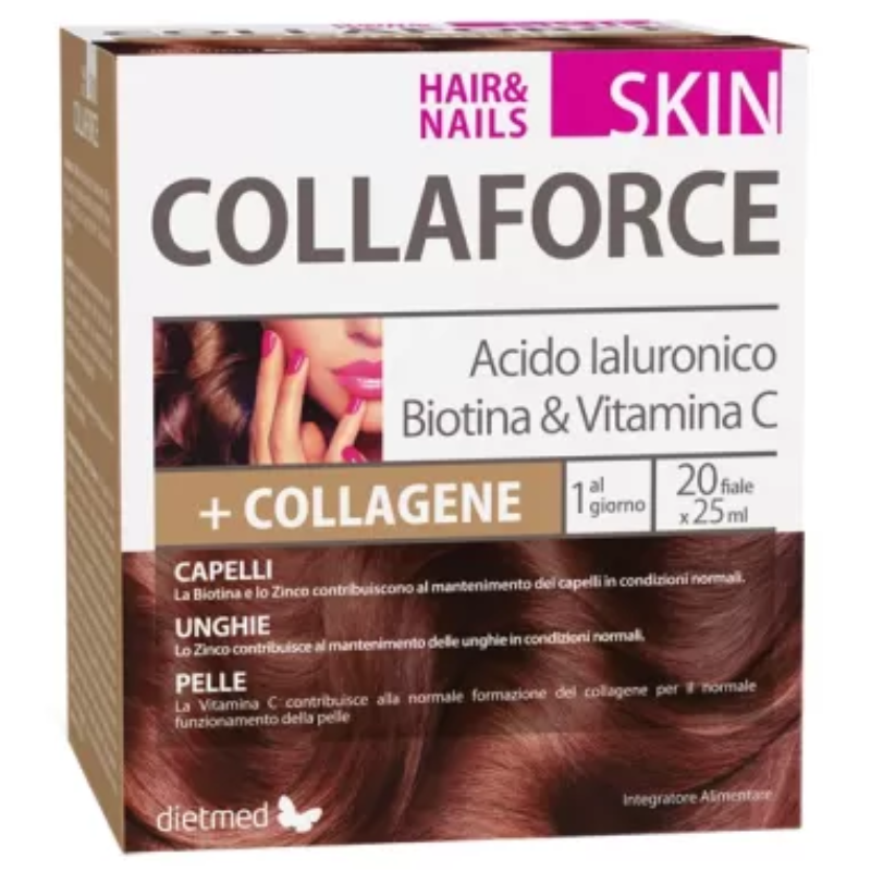 Dietmed Collaforce Skin 20 Fiale – Collagene e Acido Ialuronico
