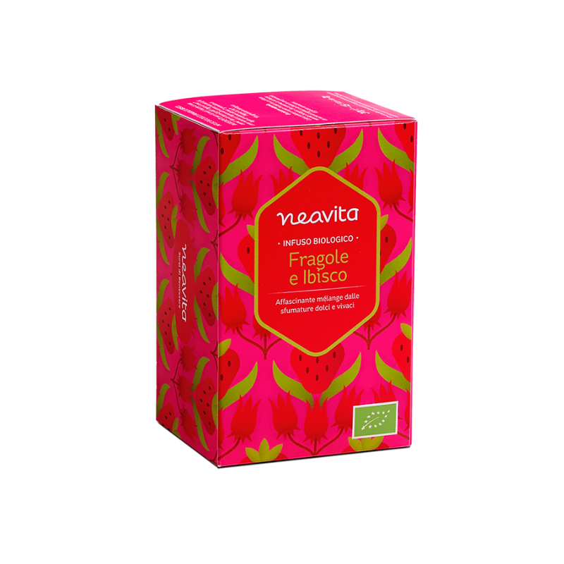 Fragole e Ibisco Infuso Biologico Filtri