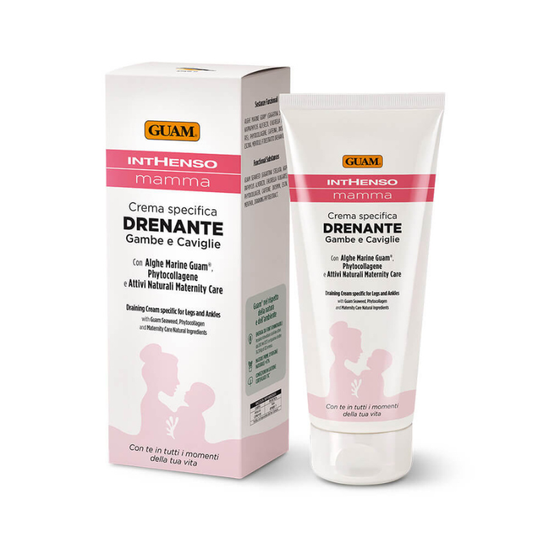Inthenso Mamma Guam - Crema Drenante Gambe e Caviglie 200ml