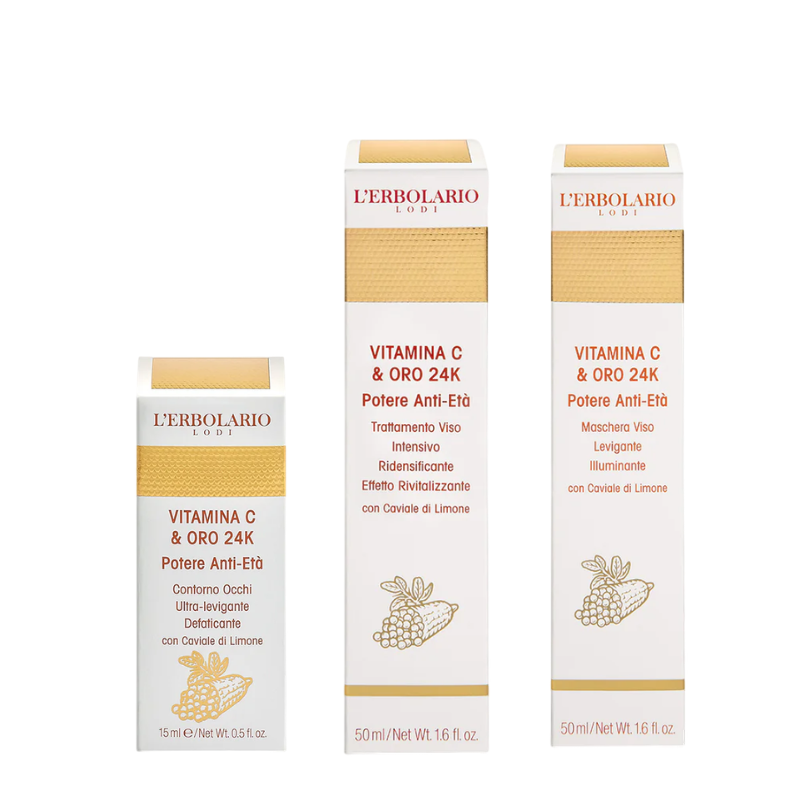Vitamina C & Oro 24K - Kit per Pelle Matura e Spenta