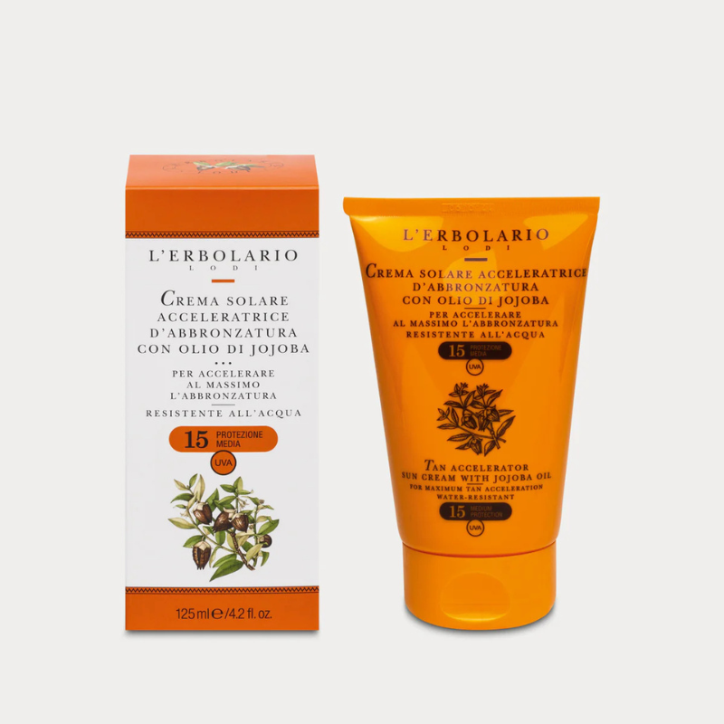 L'Erbolario - Crema Solare Corpo Acceleratrice d'Abbronzatura SPF 15 125ml