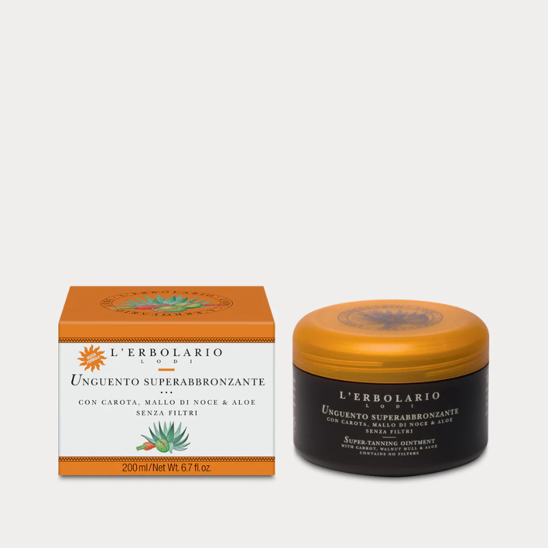 L'Erbolario - Unguento Superabbronzante con Carota e Mallo di Noce 200ml