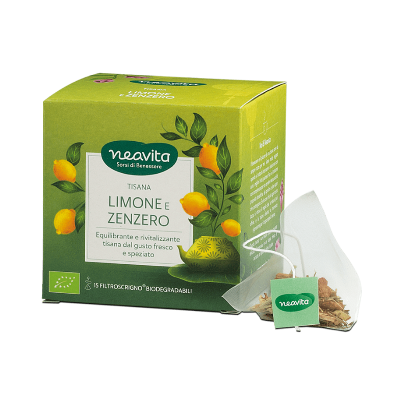 Limone e Zenzero Tisana Filtroscrigno