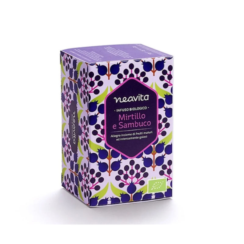 Mirtillo e Sambuco Infuso Biologico Filtri