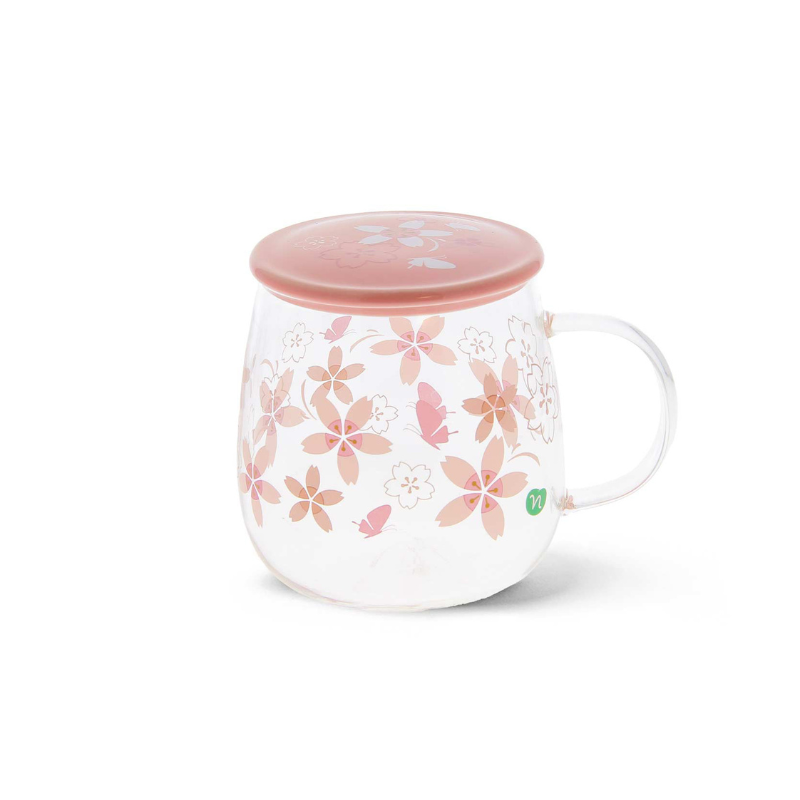 Rituali Botanici - Mug in Vetro con Coperchio