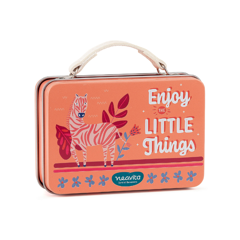 Pensieri Belli - Valigetta Arancione Zebra