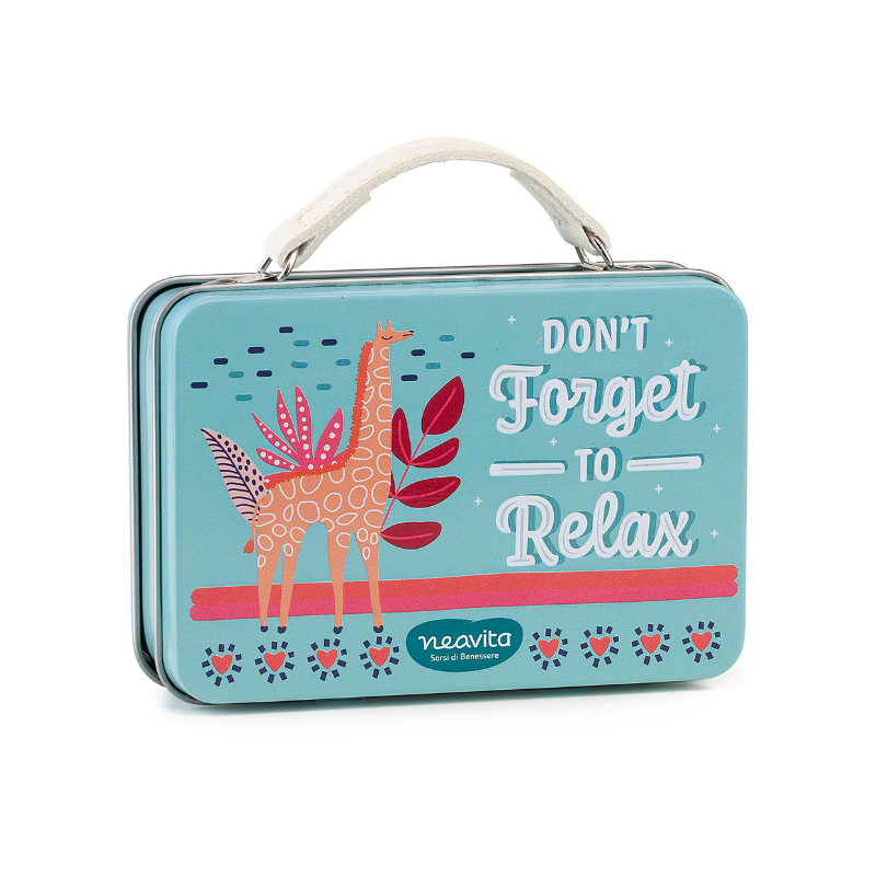 Pensieri Belli - Valigetta Azzurra Giraffa