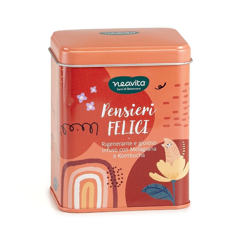 PositiviTea - Barattolo Rosso Pensieri Felici