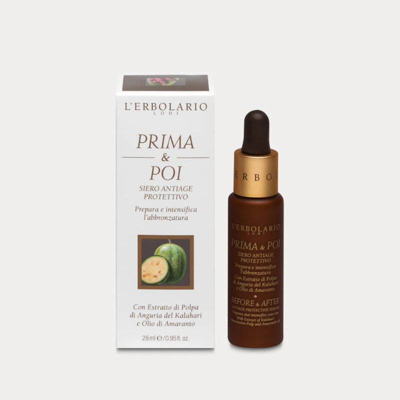 L'Erbolario - Prima & Poi Siero Antiage Preparatore d'Abbronzatura 28ml