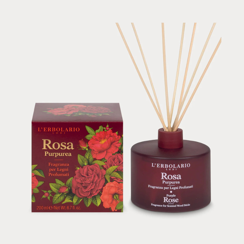 Rosa Purpurea - Fragranza per Legni Profumati