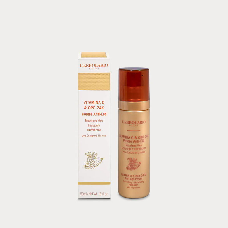 Vitamina C & Oro 24K - Maschera Viso