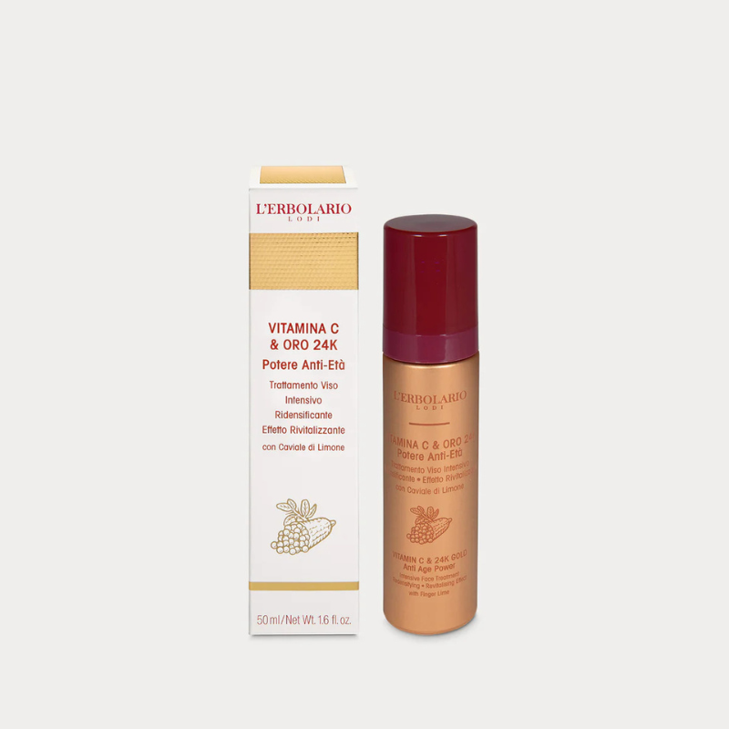 Vitamina C & Oro 24K - Trattamento Viso Ridensificante
