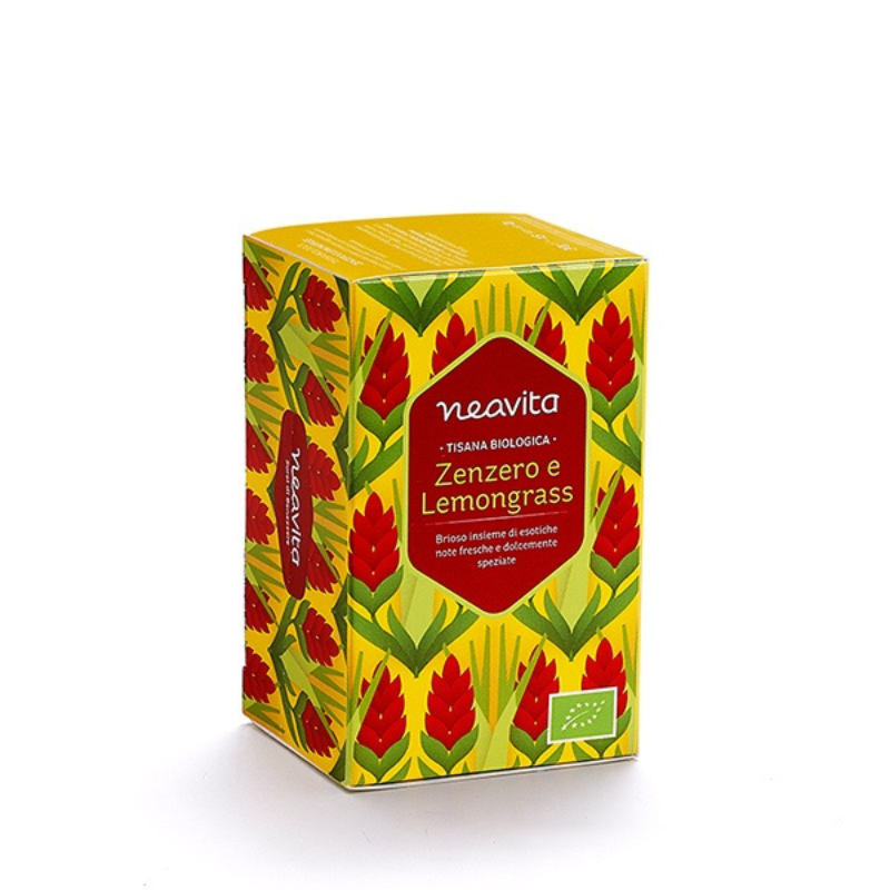 Zenzero e Lemongrass Tisana Biologica Filtri